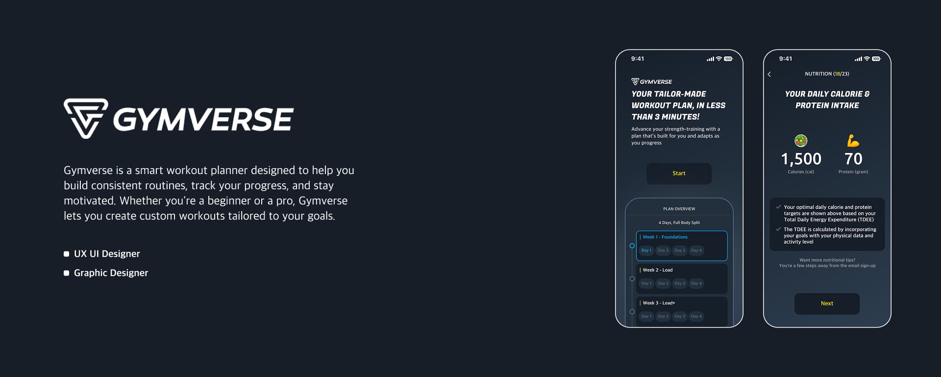 Gymverse · Onboarding cover